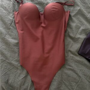 SKIMS One Piece Bodysuit in Brown